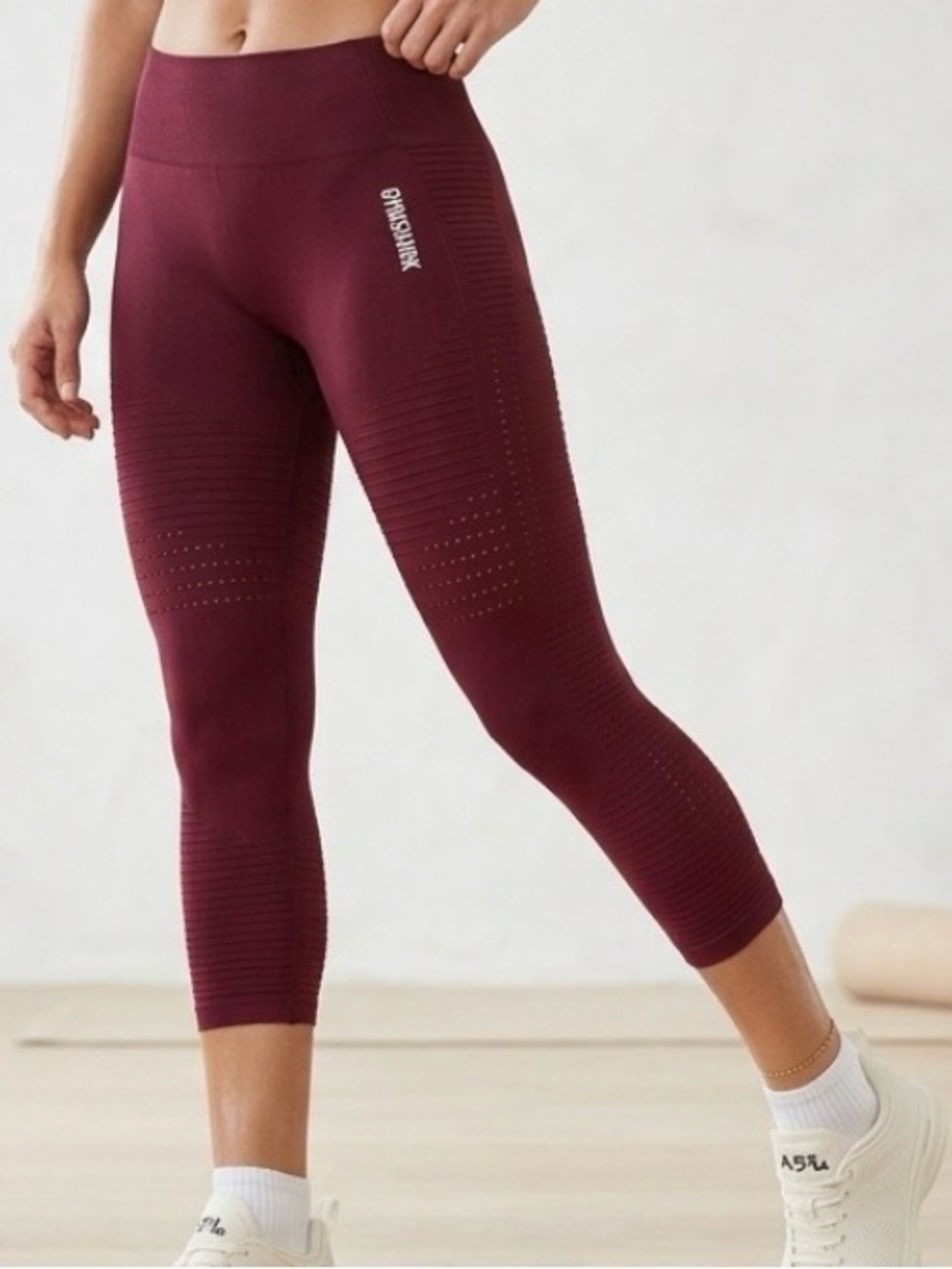 Gymshark Energy Seamless Motion Cropped Leggings Women’s Small